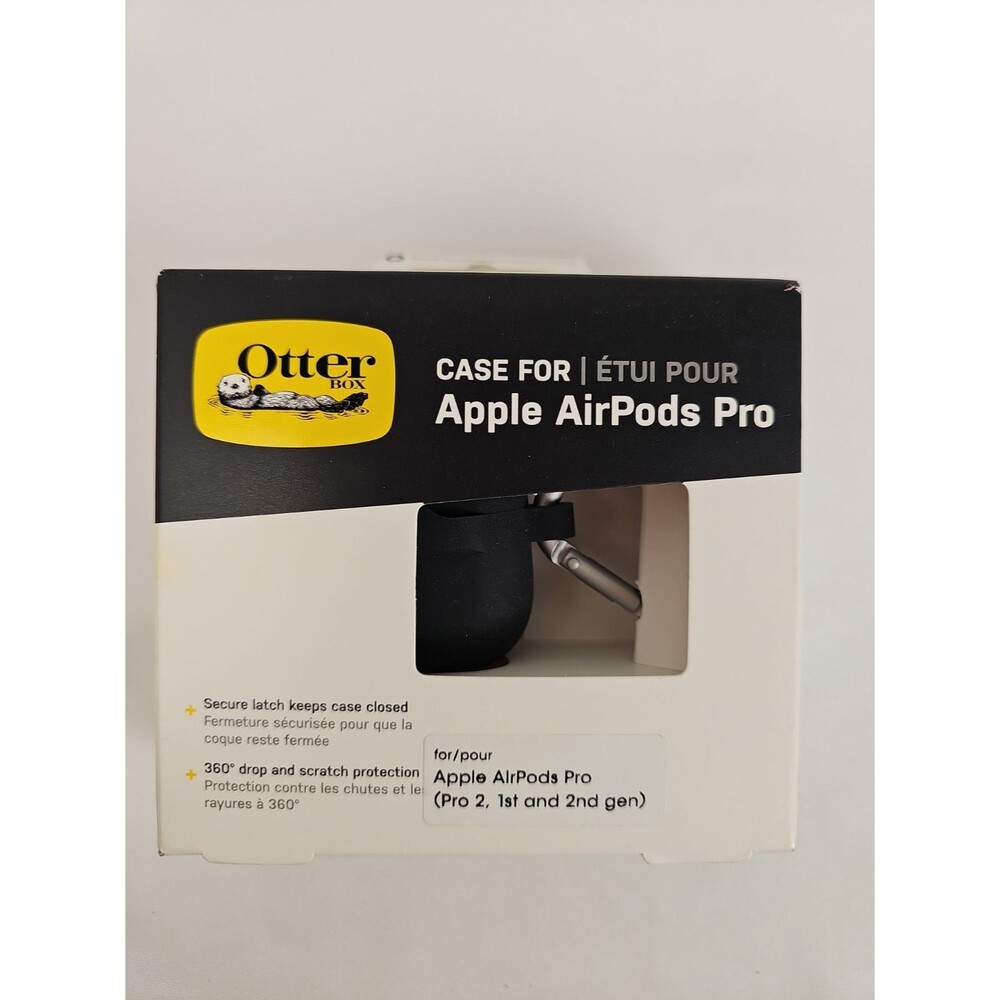OtterBox AirPods Pro Case 1st 2nd Gen Pro 2 Black Secure Latch New